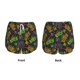 thumbnail image 3 of Balery Mardi Gras Surface Pantalones cortos deportivos para mujer con forro y dos bolsillos, elásticos, para entrenamiento, gimnasio, yoga-Medium, 3 of 7