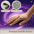 thumbnail image 6 of ODIKA 8'x10' Washable Area Rug Non-Slip Chair-Friendly Mat Cosmic Galaxy Swirl Abstract Nebula Stardust Constellation Purple Starry for Dining Room, Large Office, Lounge, 6 of 7