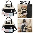 thumbnail image 1 of Mochila Kawaii Informal 2 Uds. 10 23x9 44x3 54 Pulgadas para Regalo Al Aire Libre negro Cgtredaw, 1 of 9