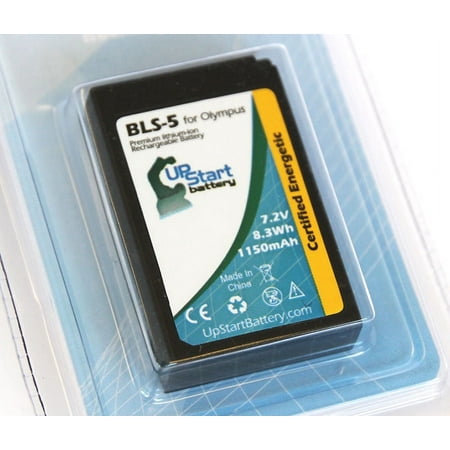 Image of UpStart Battery Olympus BLS-5 Battery - Replacement for Olympus BLS-5 Digital Camera Battery (1150mAh 7.4V Lithium-Ion)
