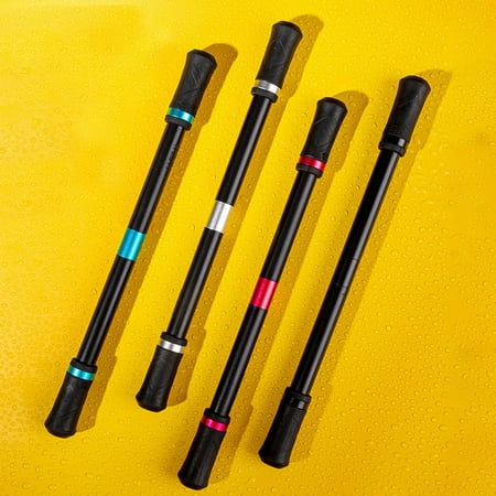 

YDxl Pen Spinner Exercise Flexible Fingers Professional TPR Rubber Black Samurai Spinning Pen for Adults