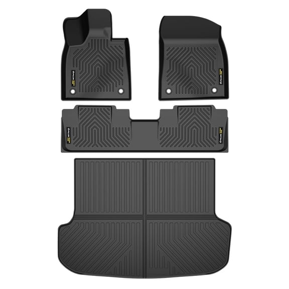 TPE Floor Mats Fit for 2023-2025 Lexus RX350/RX350h/RX500h Truck Accessories Cargo Liners All Weather Protection Black 4Pcs