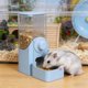 thumbnail image 4 of Comedero y dispensador de agua automático para mascotas de pared, apto para hámsteres, conejos, perros pequeños y gatitos. Dispensador de comida para perros y bebedero para gatos. Comedero de plástico, 4 of 6