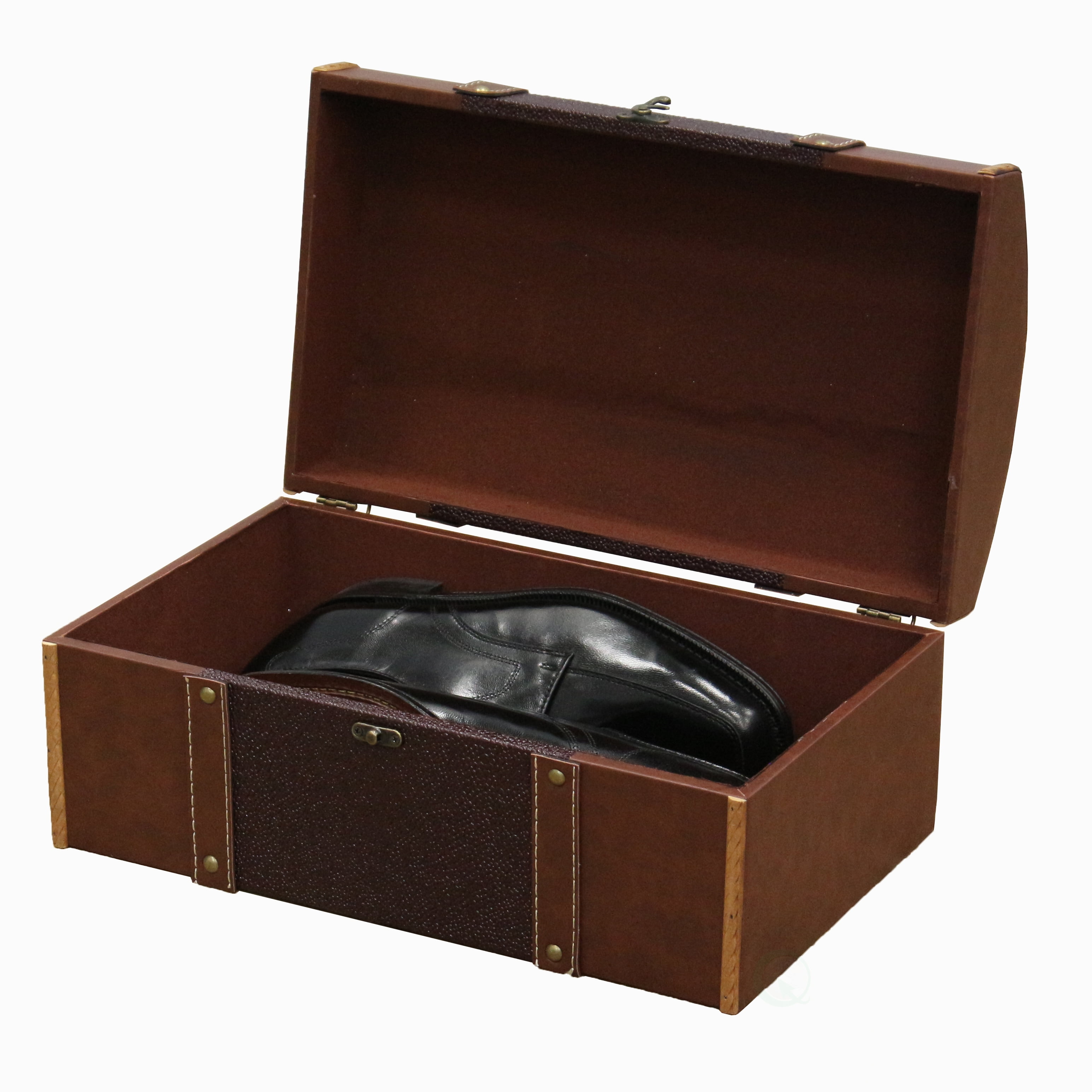 TM Decorative Shoe Shelf Box Quickway Imports QI003018-25.SH Vintiquewise 