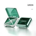 thumbnail image 3 of Futoo Portable 7-Day Pill Organizer, Medication Storage Container Green, 3 of 5