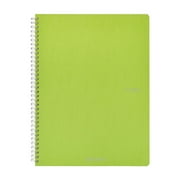 Fabriano Ecoqua Original Spiral-Bound Notebook, 8.3" x 11.7", A4, Lined, 70 Sheets, Lime