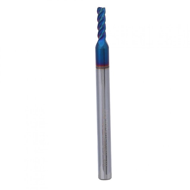 Fresa de Extremo Plano, Hrc65 ° 4 Flautas 2/2.5Mm Acero de Tungsteno Nano-Coated Fresa Fresadora Cnc2.5 * 9 * 4D*50L) Khall GS23973-02