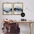 thumbnail image 3 of Stupell Industries Mysterious Abstract Obscure Watercolor Abstract Painting Gold Floater Framed Canvas Art Print Wall Art, 25 x 31, Set of 2, 3 of 9