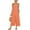 Orange women's jumpsuit, variant on Dyegold Jumpsuits for Women Casual, Womens Jumpsuits Casual Loose Spaghetti Strap Wild Leg Trousers Overalls Solid V Neck Sleeveless Rompers Playsuit