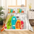 thumbnail image 2 of Funda nórdica King Size para niños Niños Niñas Decoración de la habitación, Granero Granja Rústico, 2 of 7