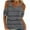 Gray, variant on Uaswgudfs Women's Striped Cold Shoulder Blouse Tee - Casual Basic Loose Fit Short Sleeve Tunic Top