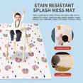 thumbnail image 4 of Non Slip Baby High Chair Floor Mat for Baby, Multi Functional Crawling Pad with Granular Latex Material, 4 of 7