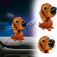 thumbnail image 5 of Vikakiooze Truck Car Ornaments Resin Puppy Car Interior Bobble Ornaments, Dashboard Car Decorations, Cool Bobble Car Ornaments, Teenage Car Accessories, Brown, 5 of 8