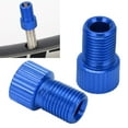 thumbnail image 4 of Suodoka Adaptador Válvula Presta a Schrader Aluminio Bicicleta Azul 2 Pzas (1.5 x 0.95 cm / 0.6 x 0.4 in), 4 of 9