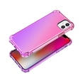 thumbnail image 3 of Langgg Mobile Phone Case Soft Anti-drop Gradient Color Cover Shockproof Protective Shell for iPhone11 6.1 Black Golden, 3 of 9