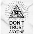 thumbnail image 2 of Eye Providence Dont Trust Illuminati Plus Size Crewneck Graphic Tee Shirt Brisco Brands 2X, 2 of 4
