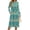 Lake Green Floral, variant on Fantaslook Long Sleeve Midi Dresses for Women Casual Floral Dress Flowy Fall Dresses with Pockets