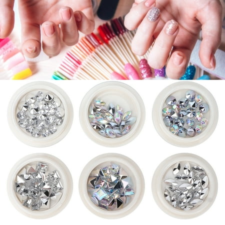 Tbest 6 Box Nail Rhinestones Home Salon Portable Glitter Shiny Nail Art Rhinestone Decoration,Nail Decoration,Nail Art Tool | Walmart Canada Tbest 6 Box Nail Rhinestones Home Salon Portable Glitter Shiny Nail Art Rhinestone Decoration,Nail Decoration,Nail Art Tool | Walmart Canada