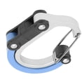 thumbnail image 4 of Carabiner Clip, Multi-functional Carabiner Clip and Hook, Luggage Carabiner Hook, Travel Use for Luggage Outdoor Use Small Bags Blue, 4 of 7