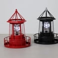 thumbnail image 2 of Large Solar Lighthouse Beacon Rotating Lights Outdoor Garden Landscape Patio Lights, 2 of 5