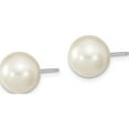 thumbnail image 3 of Sterling Silver Rh 10-11mm Wht/Pink/Blk Imit. Shell Pearl Earring Set Made In Canada qe12882set, 3 of 5