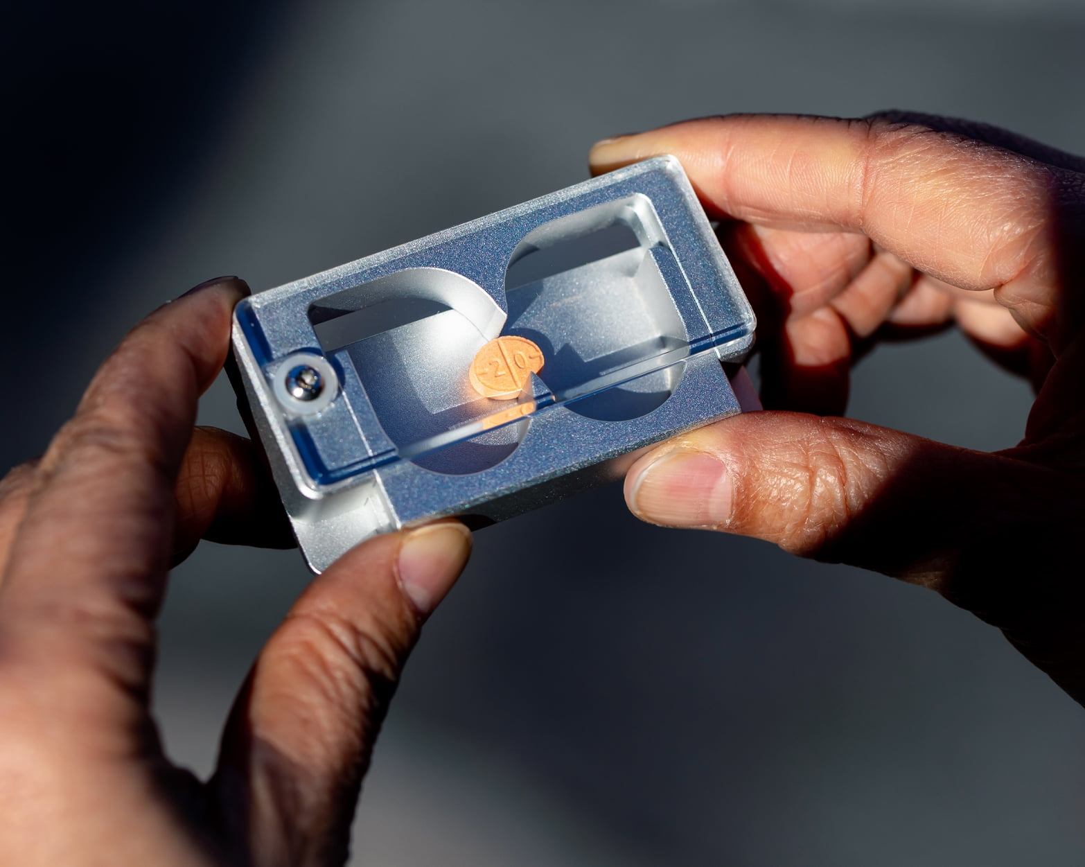 EqualSplit Pill Splitter, Double Blade Design, Crafted from Medical Grade Aluminum