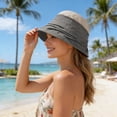 thumbnail image 3 of Cloche Bucket Hat for Women Summer Lightweight Beach Sun Hat, 3 of 5