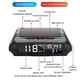thumbnail image 4 of sweethay Inalámbrico Universal Car Head-up Display HUD Solar parabrisas velocidades altitud temperatura automóvil exceso de velocidad alarmas Paneles de instrumentos para automóviles sweethay VI017295-00B, 4 of 6