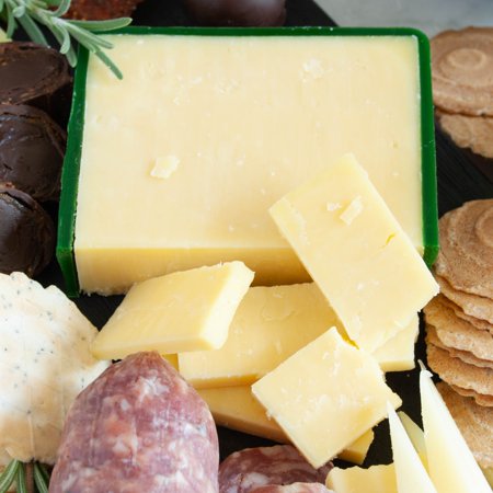 Irish Green Wax Mature Cheddar Cheese - Whole Form (5 pound)