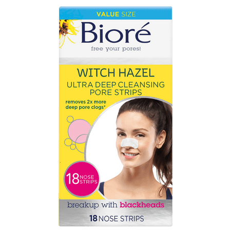 Biore Witch Hazel ULTRA Deep Cleansing Pore (Best Thing For Pores)