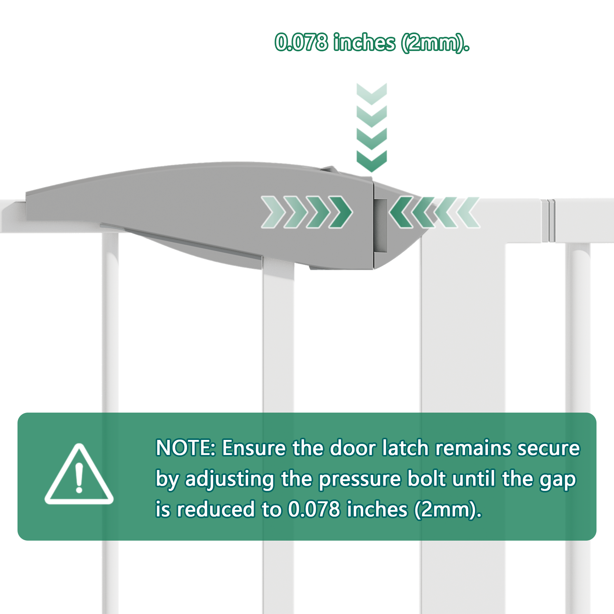 Leumius Pressure-Mounted Baby Safety Gate photo 4
