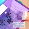 thumbnail image 5 of 1Pack Binder Pockets,Binder Folders Side Loading,Poly Binder Pocket,Plastic Envelopes Poly Envelopes,Clear Document Folders for School and Office Supplies, 5 of 7