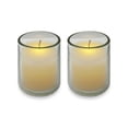 thumbnail image 1 of Brite Star Pack of 2 Cream Battery Operated Flameless LED Flickering Wax Votive Candles, 1 of 1