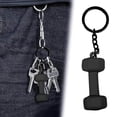 thumbnail image 1 of Llavero Mini Mancuerna | Llavero de levantamiento de pesas de fitness • Silicona duradera | Accesorio para entusiastas del gimnasio • Colgante de mochila | Regalo deportivo único para hombres y, 1 of 8