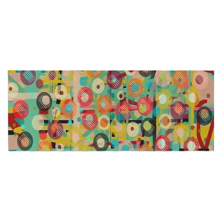 Bri Buckley Gift Wrapped Crazy Bed Runner by Kess InHouse