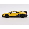 thumbnail image 4 of Bugatti Chiron Pur Sport Édition Limitée Jaune et Carbone à 4200 Pcs Modèle Réduit 1/64 dans le Monde par True Scale Miniatures MGT00428, 4 of 4