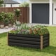 thumbnail image 5 of Yeshouse Huerto elevado de aluminio, jardinera resistente para el cultivo de raíces, jardinera de pie para exteriores, ideal para patios, césped, hortalizas y flores, 5 of 8