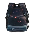 thumbnail image 4 of Disketp Astronaut Helmet Reflections Mochila Estampada para Hombre y Mujer – Mochila Ligera Clásica con Múltiples Bolsillos para Universidad, Trabajo y Viajes-One Size, 4 of 5