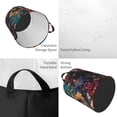 thumbnail image 2 of Balery Whimsical Animal Spiral Cesta de ropa redonda con asas, impermeable, independiente, para ropa, juguetes, dormitorio y familia-Small, 2 of 6