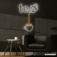 thumbnail image 2 of Glowneon Pouring Tea Neon Sign, Coffee Shop Decor, Coffee Tea Sign, 2 of 4