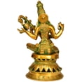 thumbnail image 2 of Exotic India Goddess Saraswati Playing on Veena, 2 of 2