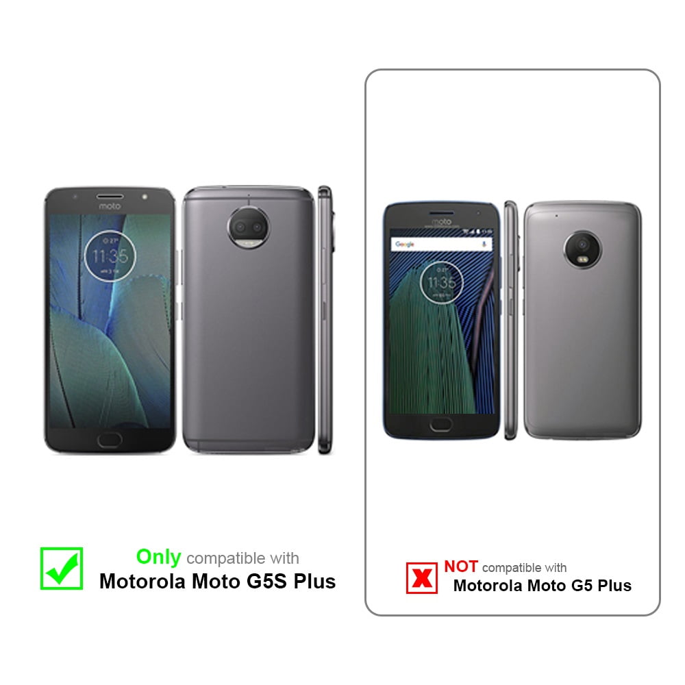 Cadorabo Case for Motorola MOTO G5S PLUS Cover Matt Metallic