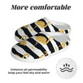 thumbnail image 6 of Goofa Gold Flamingo Print Womens Mens Cotton Lightweight House Slippers , Washable Home Slippers,Indoor Comfy Bedroom Cozy Slippers-46/47, 6 of 7