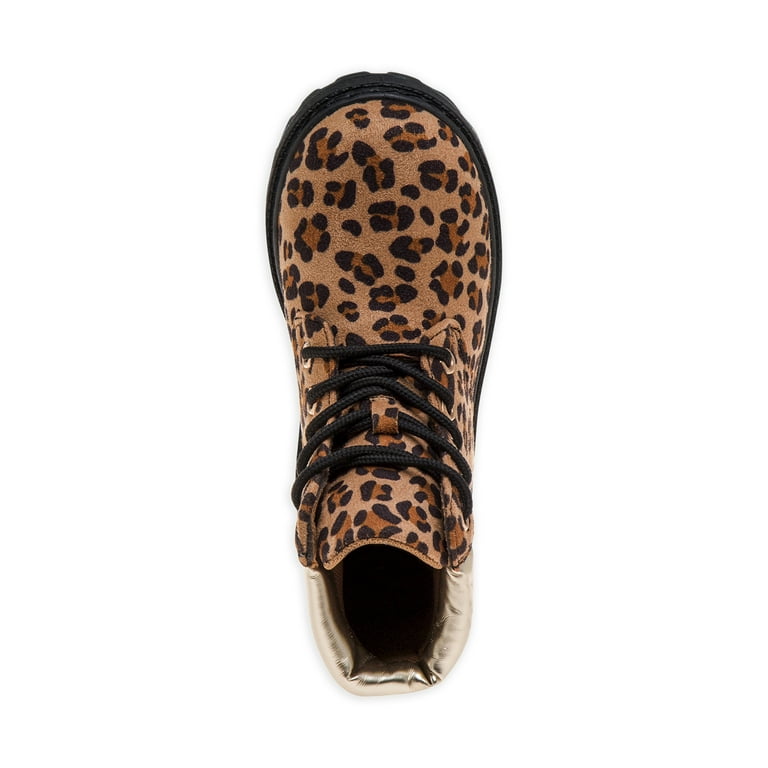 Leopard boots at walmart sale