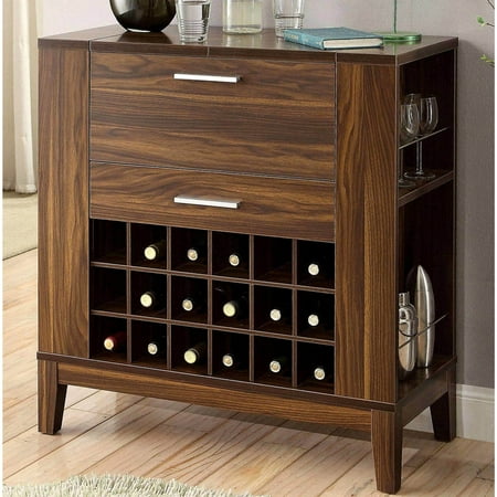 A Line Furniture Dark Walnut Bar Wine Rack Cabinet With Drop Down A Line Furniture Dark Walnut Bar Wine Rack Cabinet With Drop Down Top