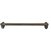 Alno A8022-24 Classic Traditional 24" Wide Single Rod Solid Brass Bathroom Towel Bar -