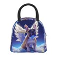 thumbnail image 1 of Easygdp Night Sky Winged French Bulldog Bolsa de Almuerzo Insulada Grande, Forro de Aluminio, Diseño Espacioso, a Prueba de Fugas, Ideal para Trabajo, Picnics, Viajes y Actividades al Aire Libre, 1 of 6