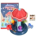 thumbnail image 1 of Columpio giratorio eléctrico con luz y música para parque de atracciones, ideal como regalo para niños., 1 of 14