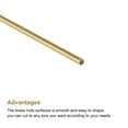 thumbnail image 3 of Uxcell 0.7mm Diameter 400mm Length Brass Solid Round Rod for DIY Craft 10pack, 3 of 5