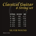 thumbnail image 4 of 6 Cordes en Nylon Pur Timbre Bien Polies 1-6 Cordes pour Guitare Classique, 4 of 8